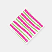 Abstract gebroken strepen servet (Hoek)