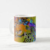 abstract Gecko Koffiemok (Voorkant links)