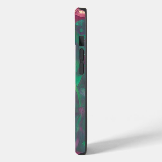 Abstract gedempte rode rozen  Case-Mate iPhone case (Achterkant / Links)