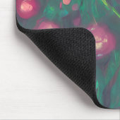 Abstract gedempte rode rozen muismat (Hoek)