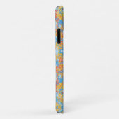 Abstract Geel Blauw Exclusief Patroon Case-Mate iPhone Case (Achterkant/rechts)