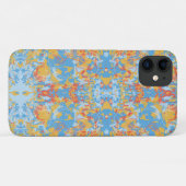 Abstract Geel Blauw Exclusief Patroon Case-Mate iPhone Case (Achterkant (horizontaal))
