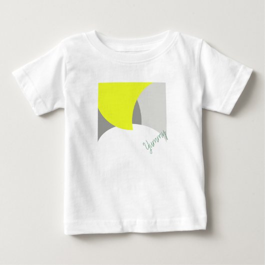 Abstract geel Geel Geel Wit (Voorkant)