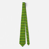 Abstract geel, groen en zwart stropdas (Voorkant)