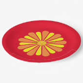 Abstract Geel Oranje Zonneenergie Bord (Gekanteld)