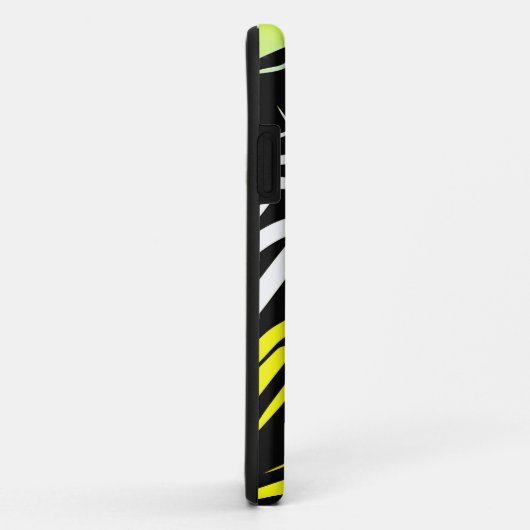 Abstract geel sinaasappel Strepen Case-Mate iPhone Case (Achterkant/rechts)