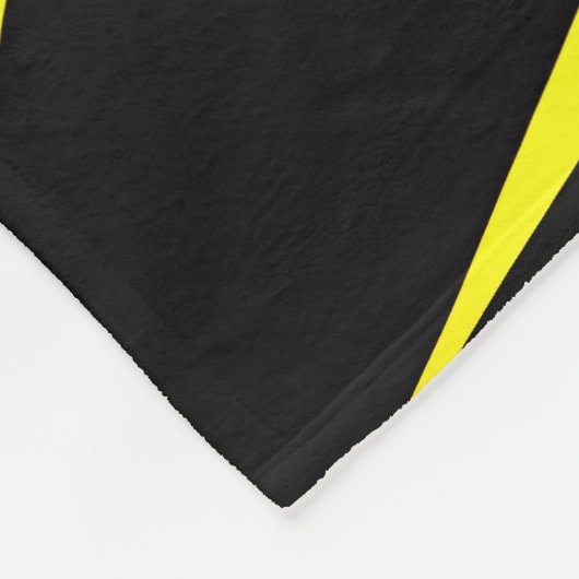 Abstract geel sinaasappel Strepen Fleece Deken (Hoek)