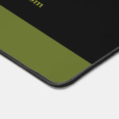 Abstract geel tandvlees bureaumat (Hoek)