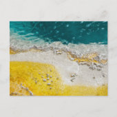 Abstract geelsteen briefkaart (Voorkant)