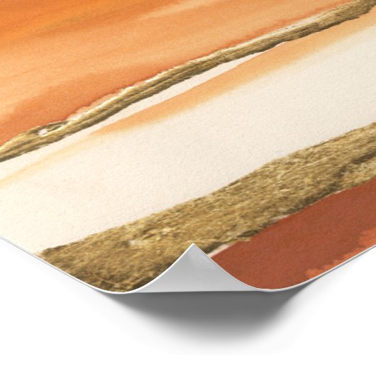 Abstract geGilde Amber I v2 Print (Hoek)