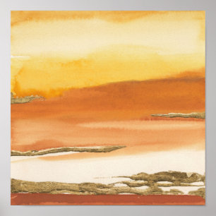 Abstract geGilde Amber I v2 Print