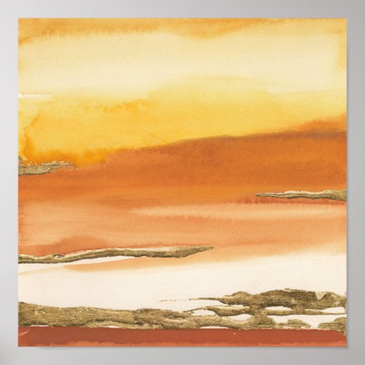 Abstract geGilde Amber I v2 Print (Voorkant)