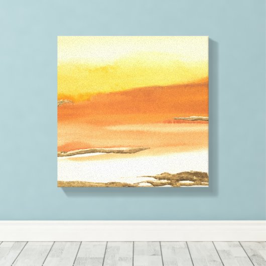 Abstract geGilde Amber I v2 Print (Insitu (Houten vloer))