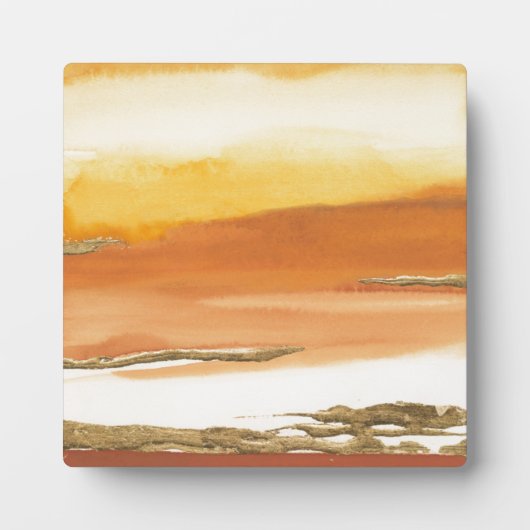 Abstract geGilde Amber I v2 Print Fotoplaat (Voorkant)