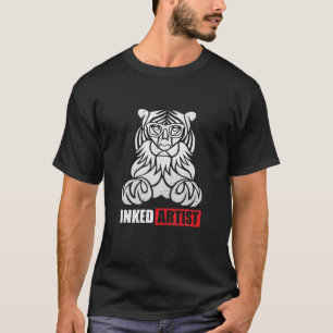 Abstract geïnkt artistiek Tattoo T-shirt