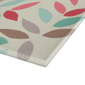 Abstract  geïnspireerd bladpatroon snijplank (Hoek)