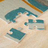 Abstract geïnspireerd door Zacht en Vet Rothko Legpuzzel (Zijkant)