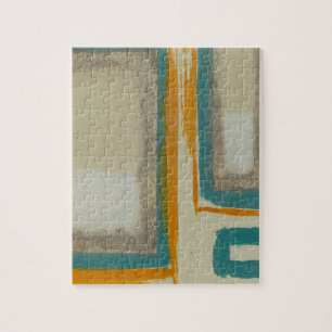 Abstract geïnspireerd door Zacht en Vet Rothko Legpuzzel