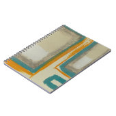 Abstract geïnspireerd door Zacht en Vet Rothko Notitieboek (Linkerzijde)