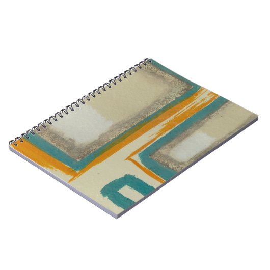 Abstract geïnspireerd door Zacht en Vet Rothko Notitieboek (Linkerzijde)