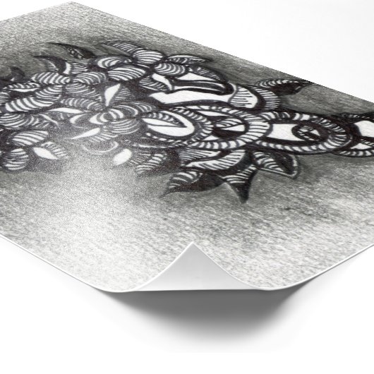 Abstract geïnspireerd. Een cluster van hoeken Foto Afdruk (Hoek)