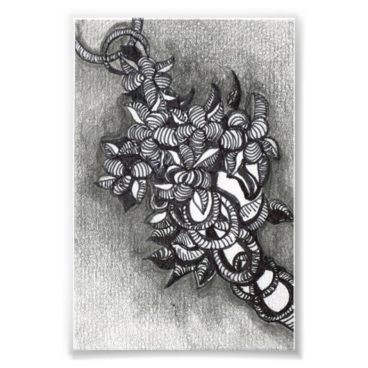 Abstract geïnspireerd. Een cluster van hoeken Foto Afdruk (Voorkant)