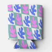 Abstract, geïnspireerd lef Plant gecontroleerd Blikjeskoeler (Achterkant)