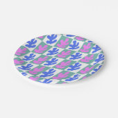 Abstract, geïnspireerd lef Plant gecontroleerd Papieren Bordje (Gekanteld)