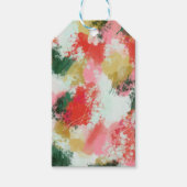 Abstract gejuich cadeaulabel (Voorkant)