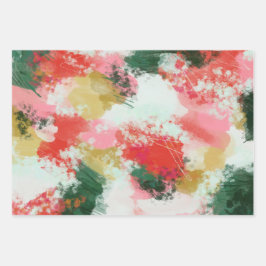 Abstract gejuich inpakpapier vel