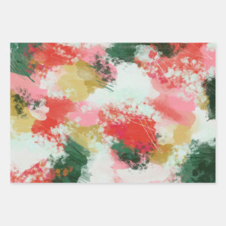 Abstract gejuich inpakpapier vel