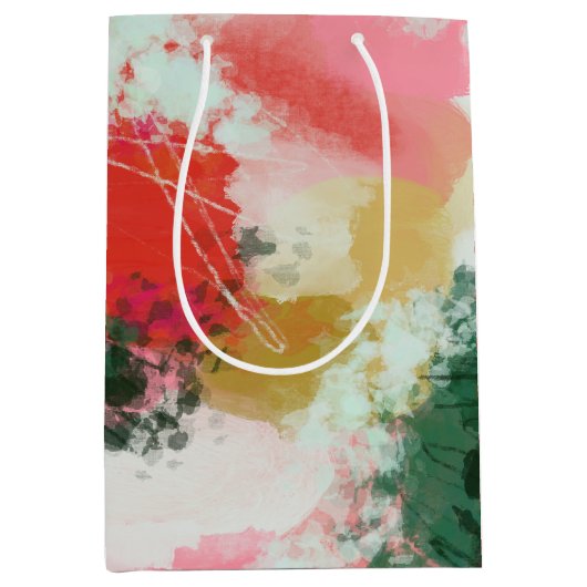 Abstract gejuich medium cadeauzakje (Voorkant)