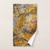 Abstract, gekleurd glas, hedendaags schilderij bad handdoek (Handdoek)