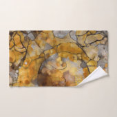 Abstract, gekleurd glas, hedendaags schilderij bad handdoek (Handdoek)