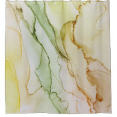 Abstract gekleurd gordijn voor de douche in pastel (Voorkant)