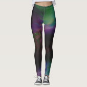 Abstract gekleurd leggings (Voorkant)