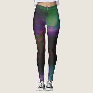 Abstract gekleurd leggings