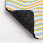 Abstract gekleurd met striping muismat (Hoek)