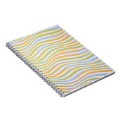 Abstract gekleurd met striping notitieboek (Rechterzijde)
