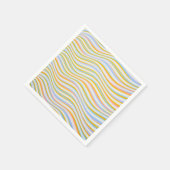 Abstract gekleurd met striping servet (Hoek)