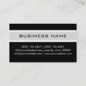 Abstract gekleurd monogram #15 visitekaartje (Achterkant)