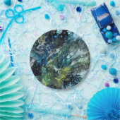 Abstract gekleurd patroon. papieren bordje (Feest)