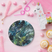 Abstract gekleurd patroon. papieren bordje (Feest)