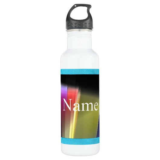 ABSTRACT GEKLEURD PERSONALISEERD WATERFLES (Voorkant)