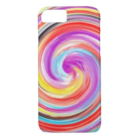 Abstract gekleurd Twist Art Background #2 Case-Mate iPhone Case (Achterkant)