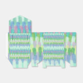 Abstract gekleurde doos bedankdoosjes (Uitgevouwen)