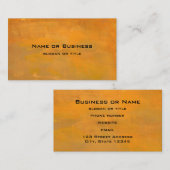 Abstract gekleurde Golden Grunge Visitekaartje (Voorkant / Achterkant)
