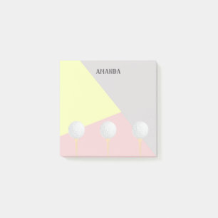 abstract gekleurde golfbalpastelkleuren post-it® notes