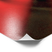 Abstract gekleurde potlood regenboog foto afdruk (Hoek)