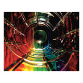 Abstract gekleurde potlood regenboog foto afdruk (Voorkant)